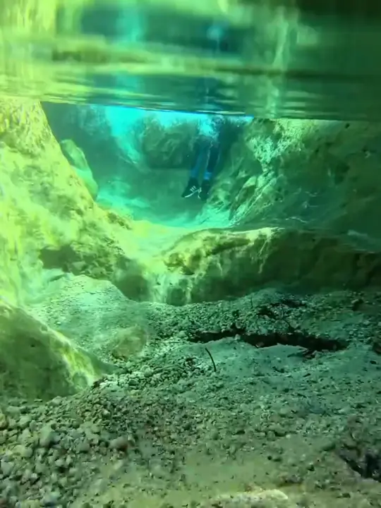 Pod vodom u kanjonu rijeke Bijele